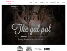 Tablet Screenshot of bridesmaidforhire.com